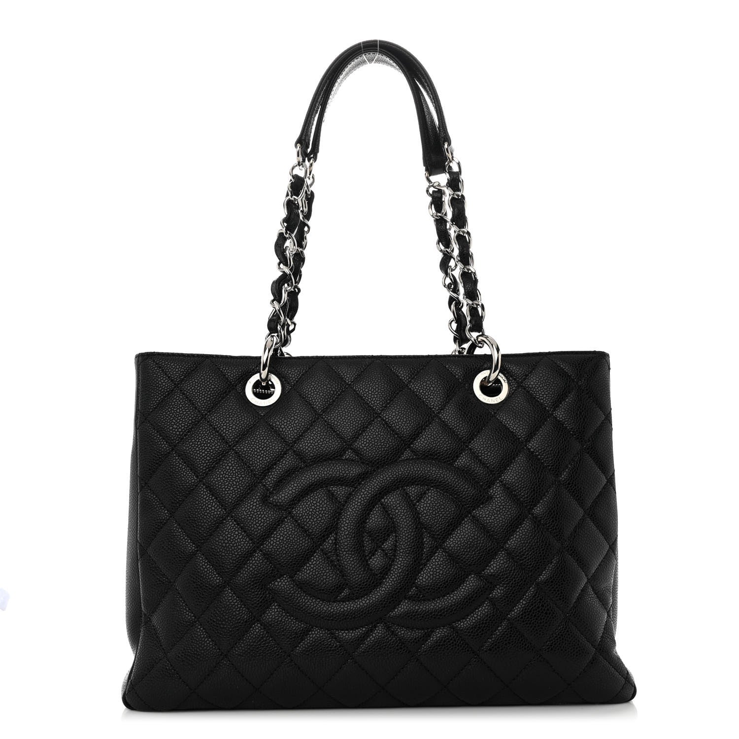 Chanel Caviar Quilted Grand Shopping Tote GST Black 1 of 11