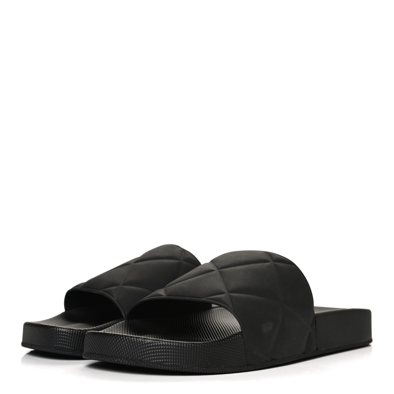 Bottega Veneta Rubber The Slider Sandals 40 Black 3 of 9