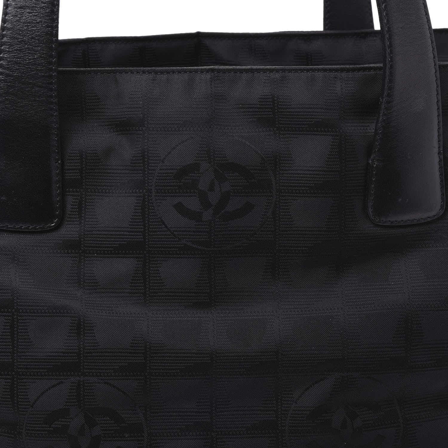 Chanel Nylon Large Travel Tote Black 11 of 11