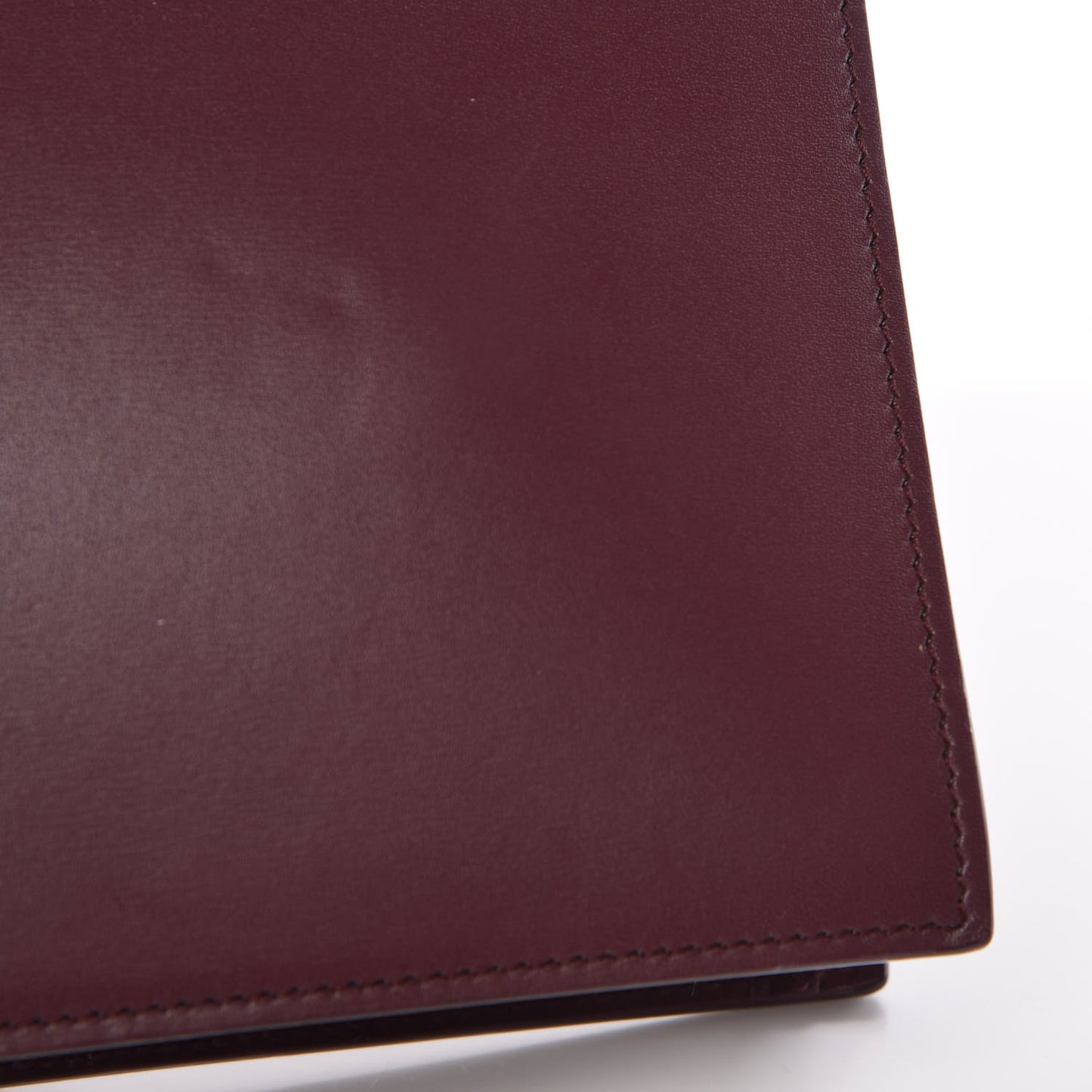 Smooth Calfskin Monogram Cassandra Clasp Bag Rouge Legion