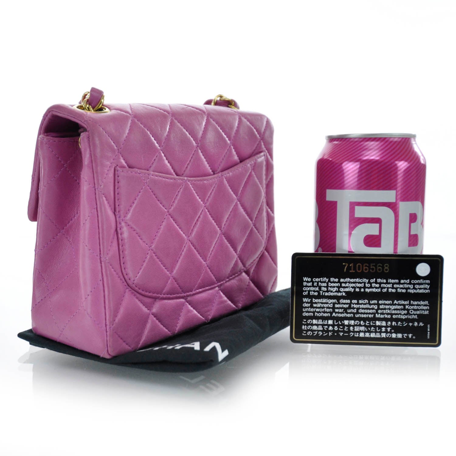 Chanel Lambskin Quilted Mini Flap Pink 3 of 9