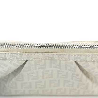 Fendi Zucchino Spalmati Forever Pochette White 10 of 11