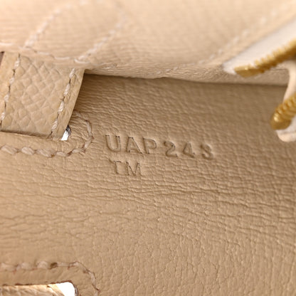 Hermes Epsom Kelly Sellier 25 Craie 7 of 12