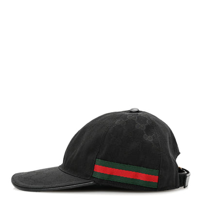 Gucci Monogram Web Baseball Hat M Black 4 of 8