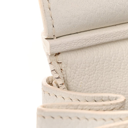 Hermes Taurillon Clemence Birkin 35 White 14 of 14