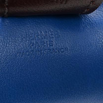 Hermes Milo Lambskin Grigri Rodeo Horse Bag Charm PM Bleu France Cornaline Rouge Sellier 4 of 4