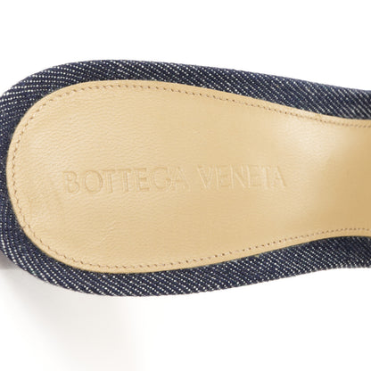 Bottega Veneta Denim Matelasse Padded Mule Sandals 39 Indigo 7 of 9