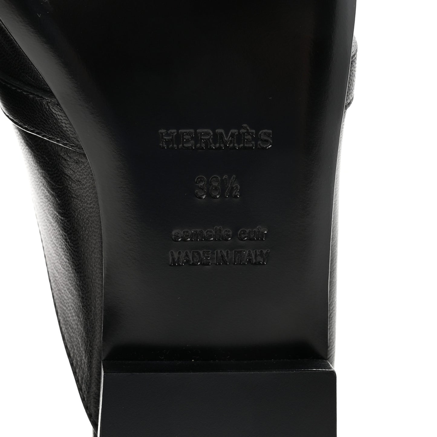 Goatskin Oz Mules 38.5 Black