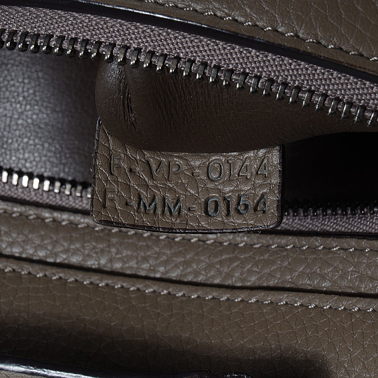 Drummed Calfskin Suede Medium Trapeze Taupe
