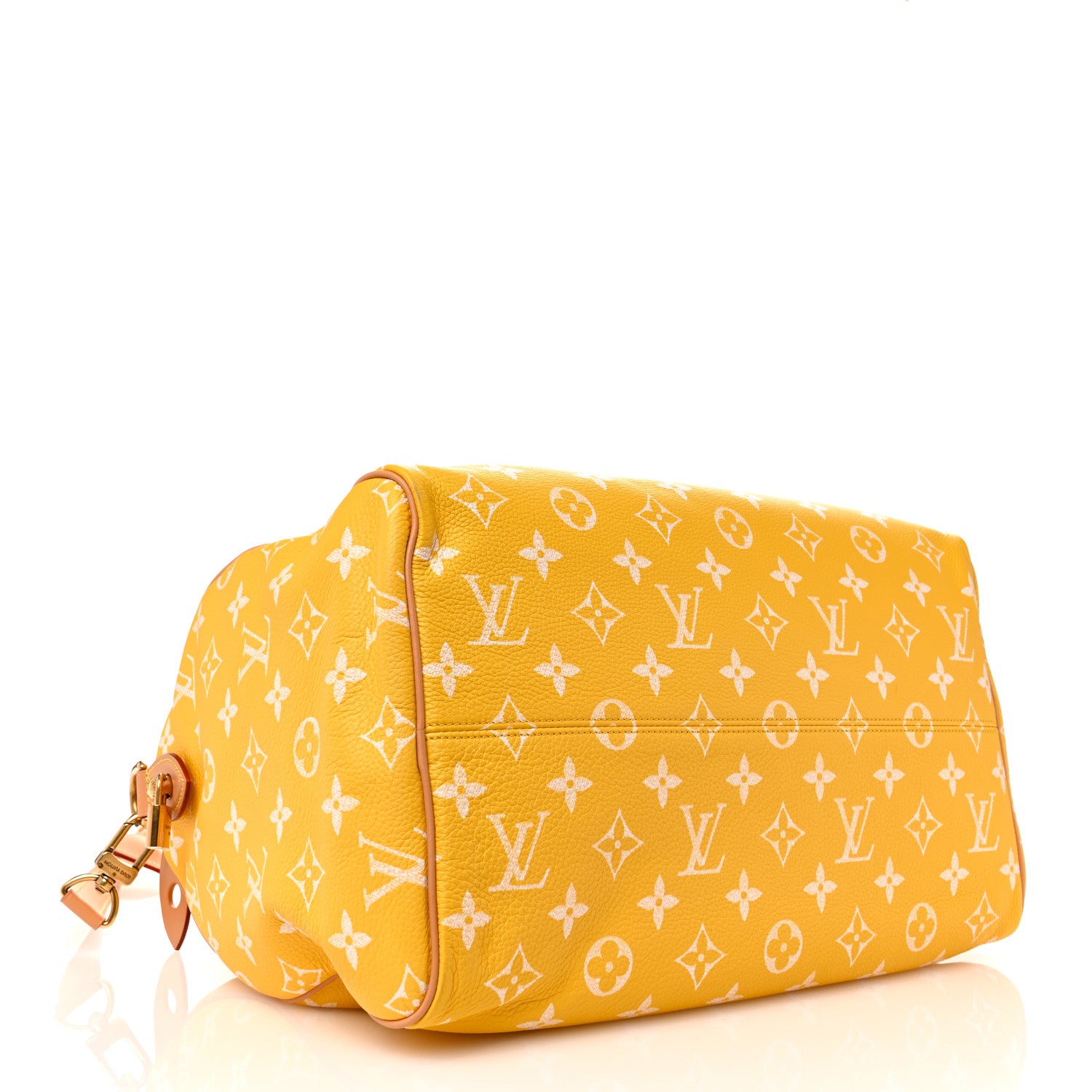 Louis Vuitton Calfskin Monogram Speedy P9 Bandouliere 40 Jaune Mat 4 of 12