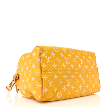 Louis Vuitton Calfskin Monogram Speedy P9 Bandouliere 40 Jaune Mat 4 of 12