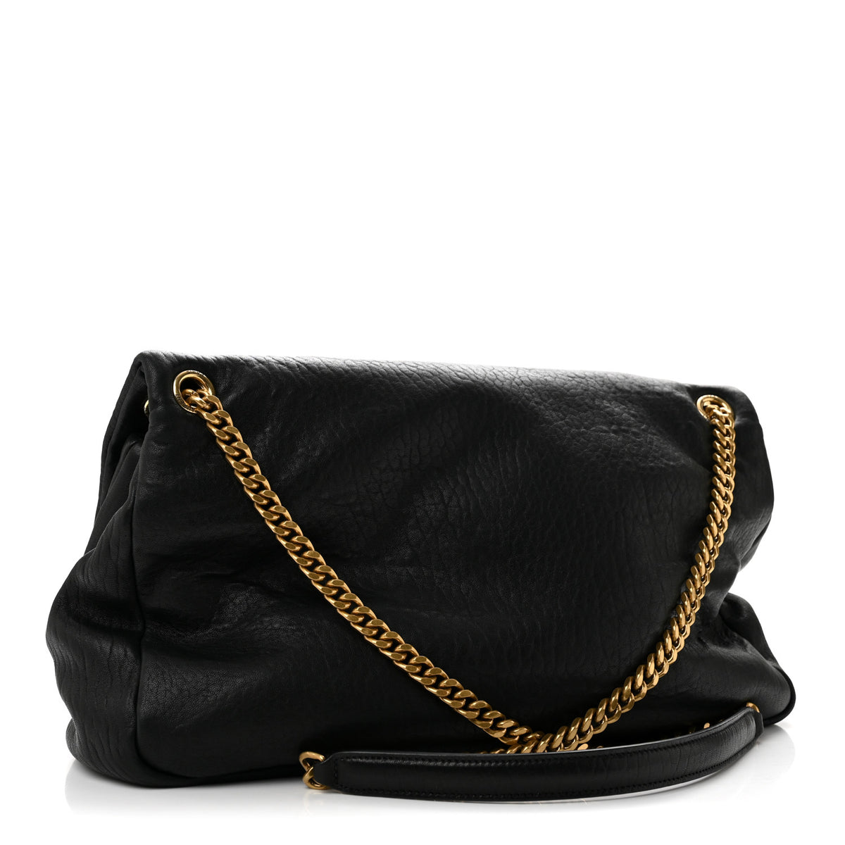 Grained Lambskin Large Calypso Black