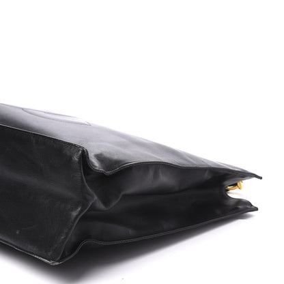 Chanel Lambskin CC Tote Black 9 of 11