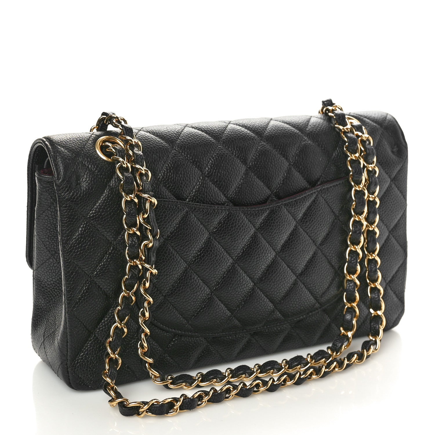 Chanel Caviar Quilted Medium Double Flap Black 3 of 10