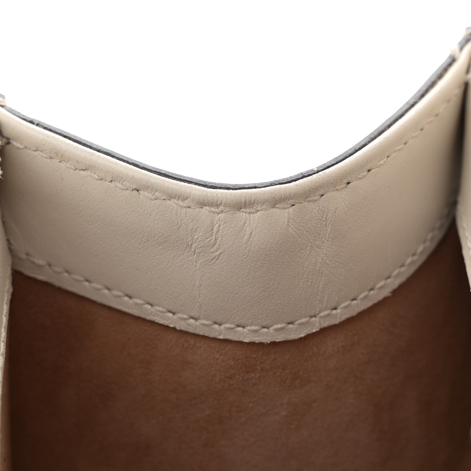 Gucci Calfskin Mini Sylvie Top Handle Bag White 11 of 14