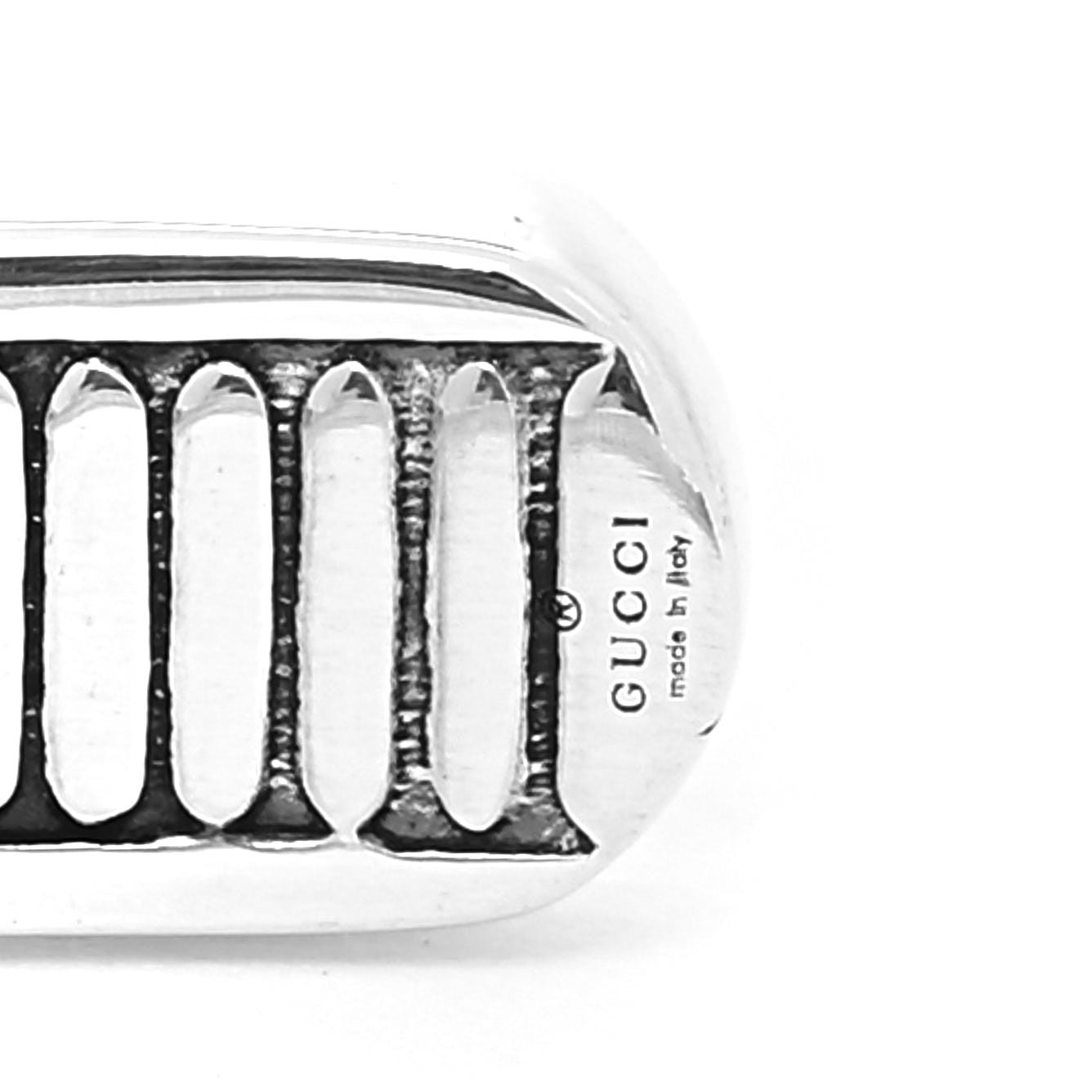 Sterling Silver Double G Marmont Cuff Bracelet
