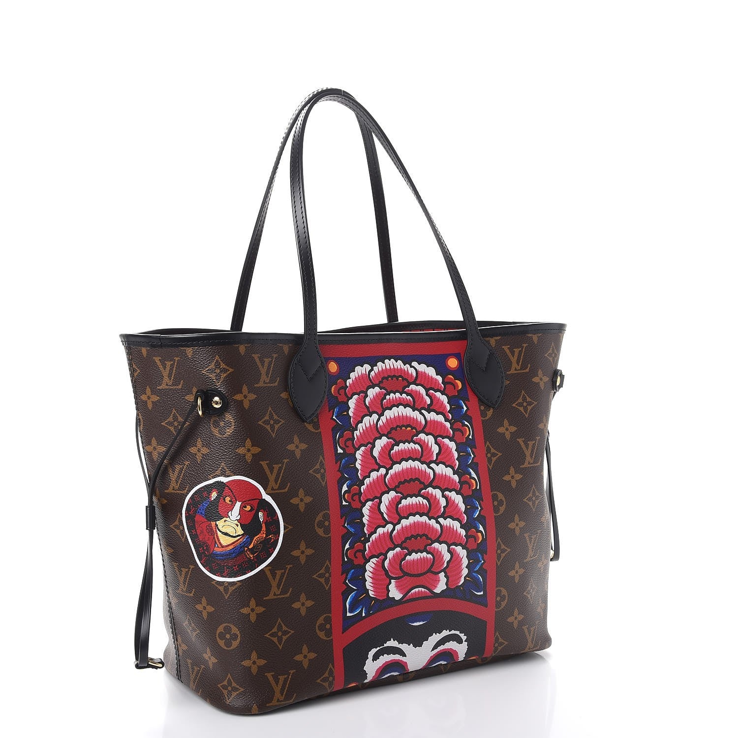 Louis Vuitton Monogram Kabuki Neverfull MM 4 of 9
