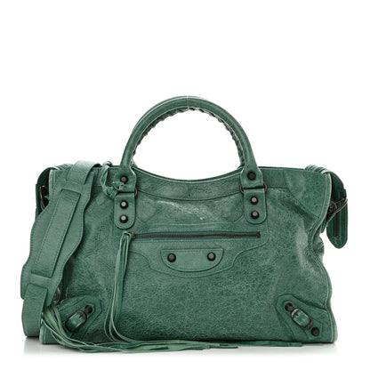 Balenciaga Agneau Classic Hardware City Vert Sauge 1 of 15