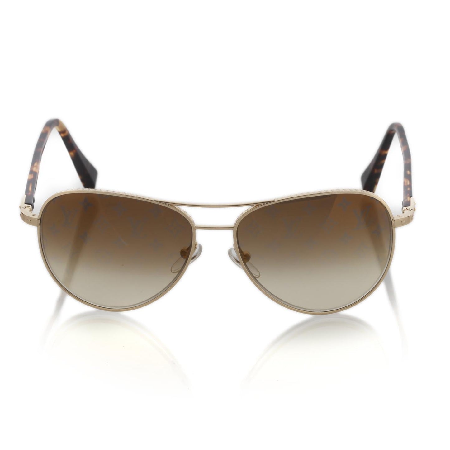 Conspiration Pilote Aviator Sunglasses Gold
