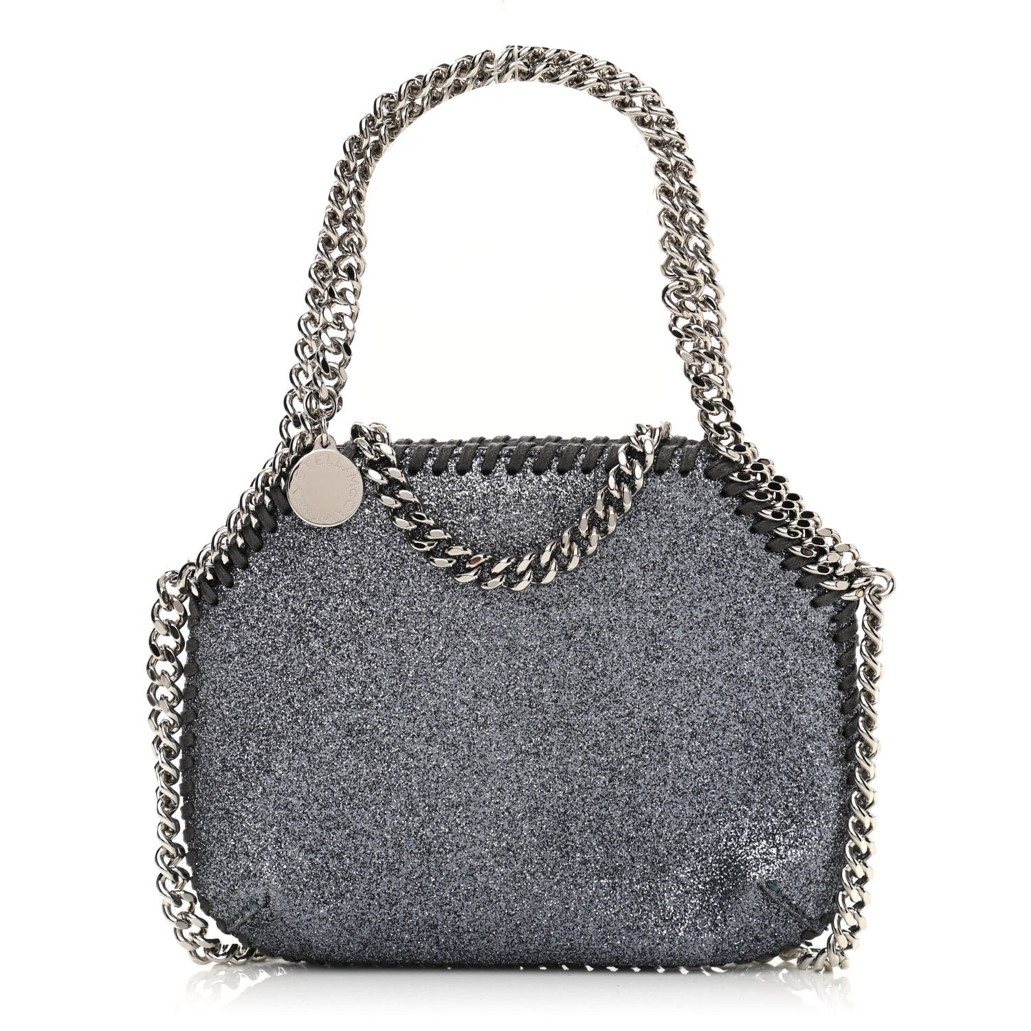 Stella McCartney Glitter Tiny Falabella Tote Silver 1 of 9