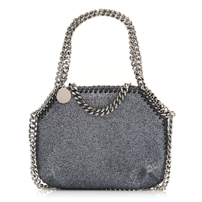 Stella McCartney Glitter Tiny Falabella Tote Silver 1 of 9