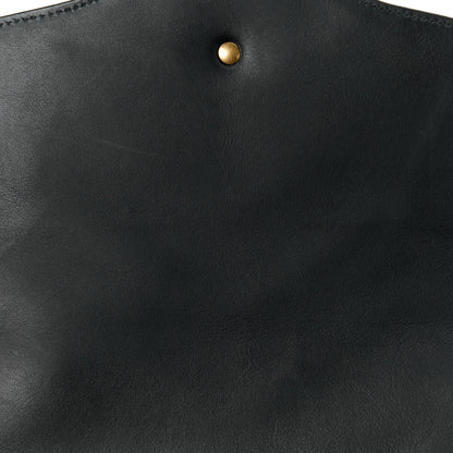 Gucci Calfskin Matelasse Medium GG Marmont Shoulder Bag Black 13 of 14