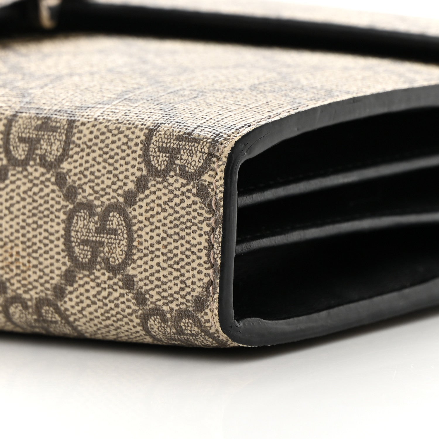Gucci GG Supreme Monogram Mini Dionysus Chain Wallet Beige Black 10 of 19