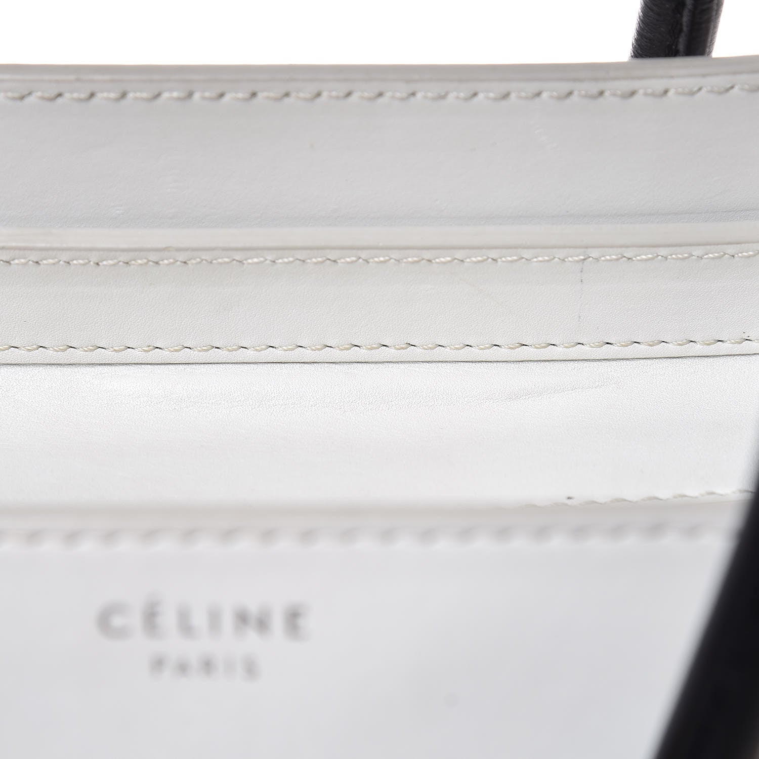 Celine Satin Calfskin Micro Tri-Color Luggage Vermillion 11 of 16