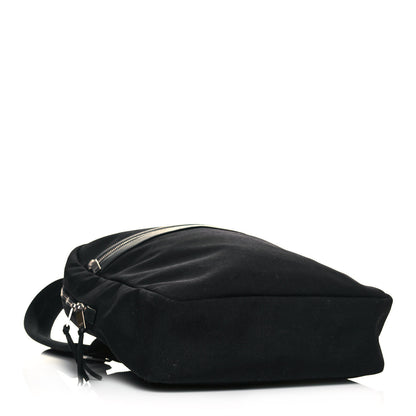 Saint Laurent Canvas City Laptop Backpack Black 4 of 10