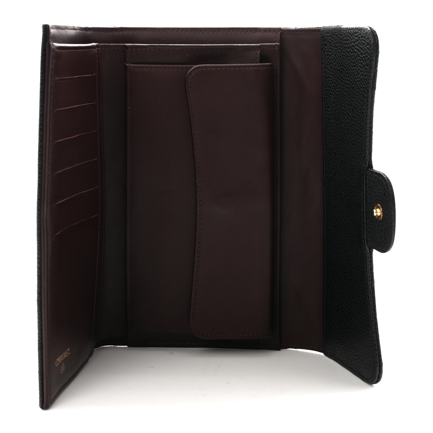 Chanel Caviar Quilted Large Flap Wallet Black 5 of 8