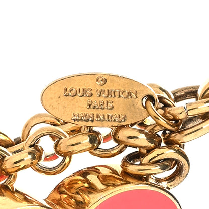 Louis Vuitton Fleur De Monogram Bag Charm Pink 3 of 5