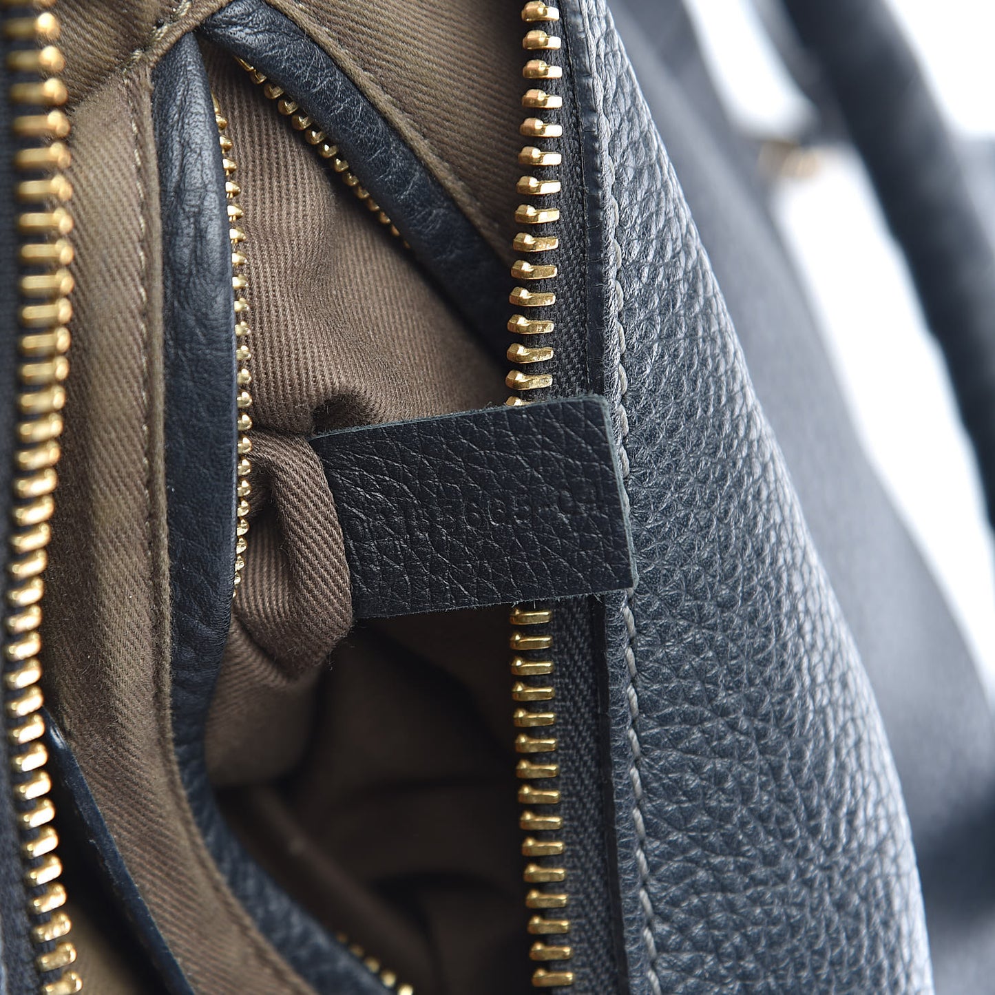 Calfskin Medium Marcie Satchel Black