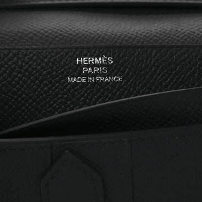 Hermes Epsom Bearn Gusset Wallet Black 6 of 13
