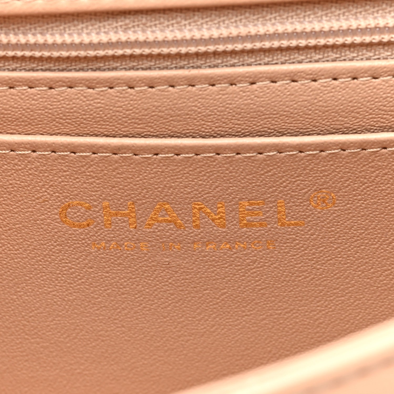 Chanel Lambskin Quilted Mini Top Handle Rectangular Flap Beige 6 of 11
