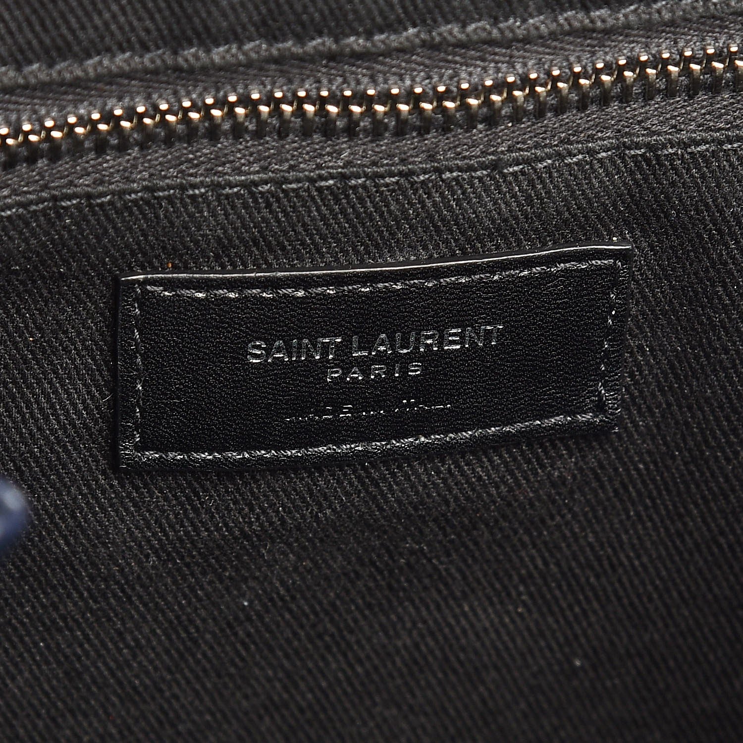 Saint Laurent Grained Calfskin Sac De Jour Souple Backpack Navy 6 of 7