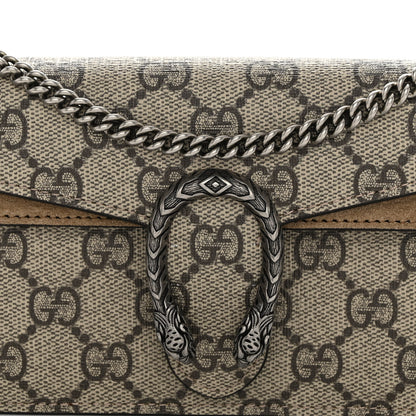 Gucci GG Supreme Monogram Super Mini Dionysus Shoulder Bag Taupe 7 of 9