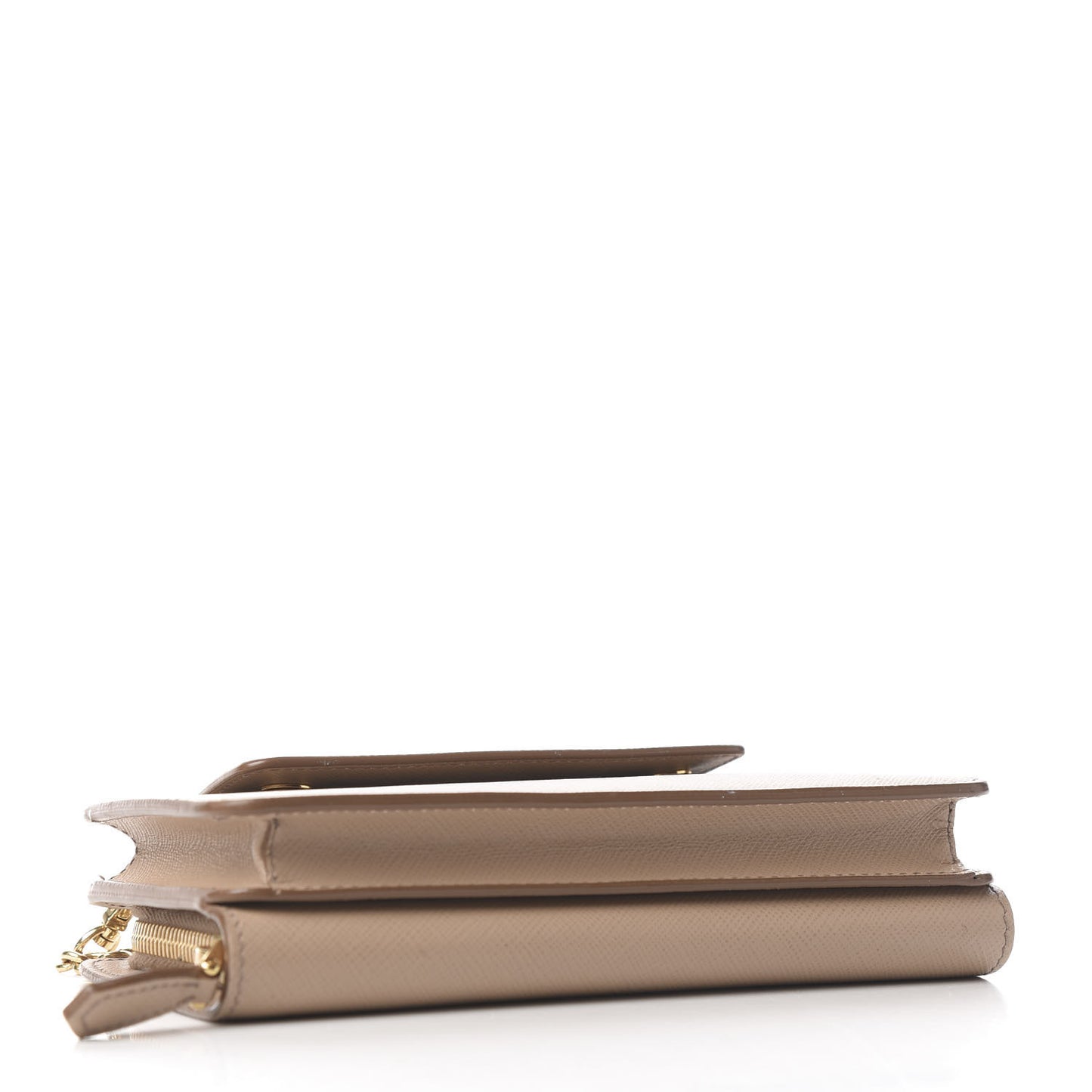 Saffiano Chain Wallet Cammeo
