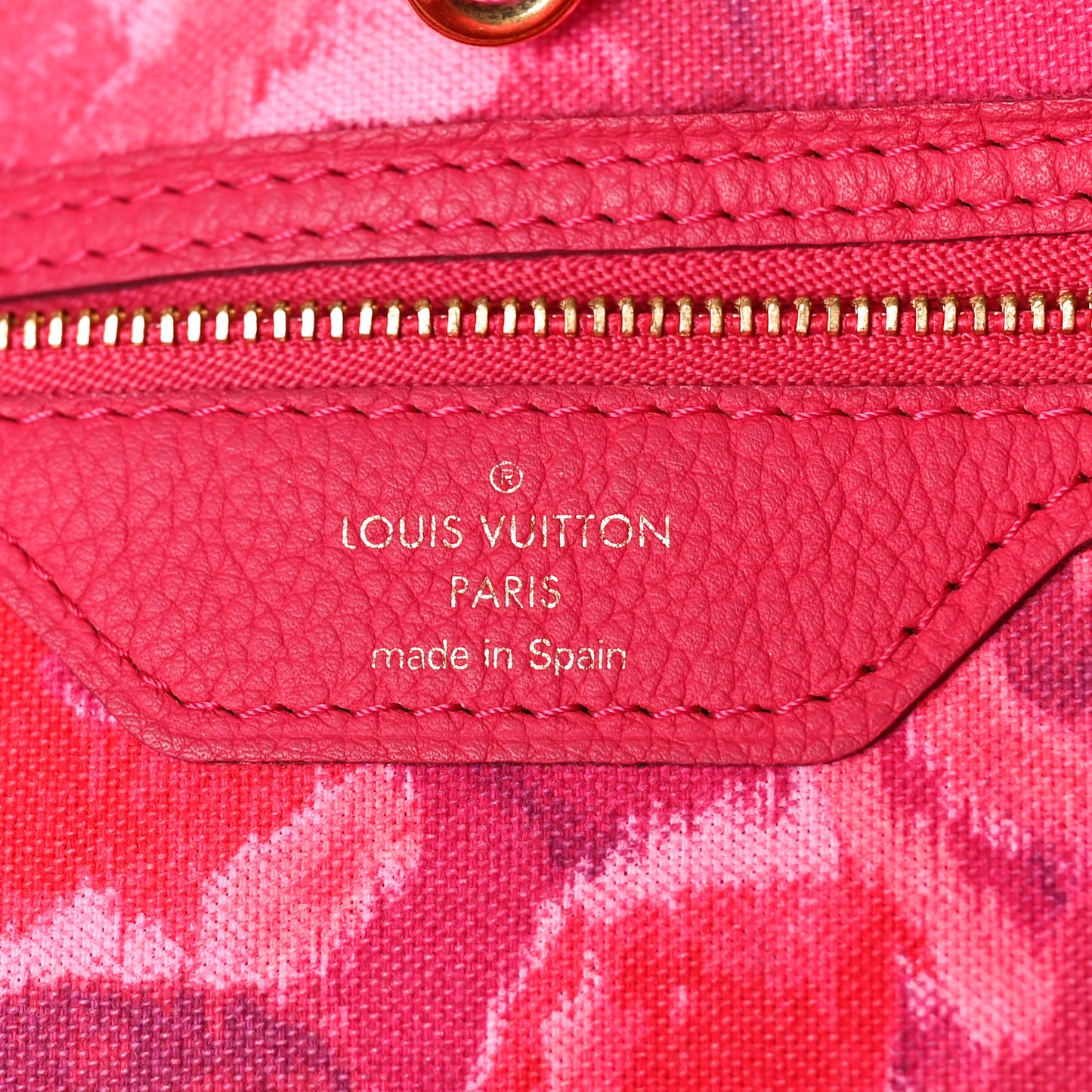 Monogram Articles de Voyage Ikat Neverfull MM Rose Indien
