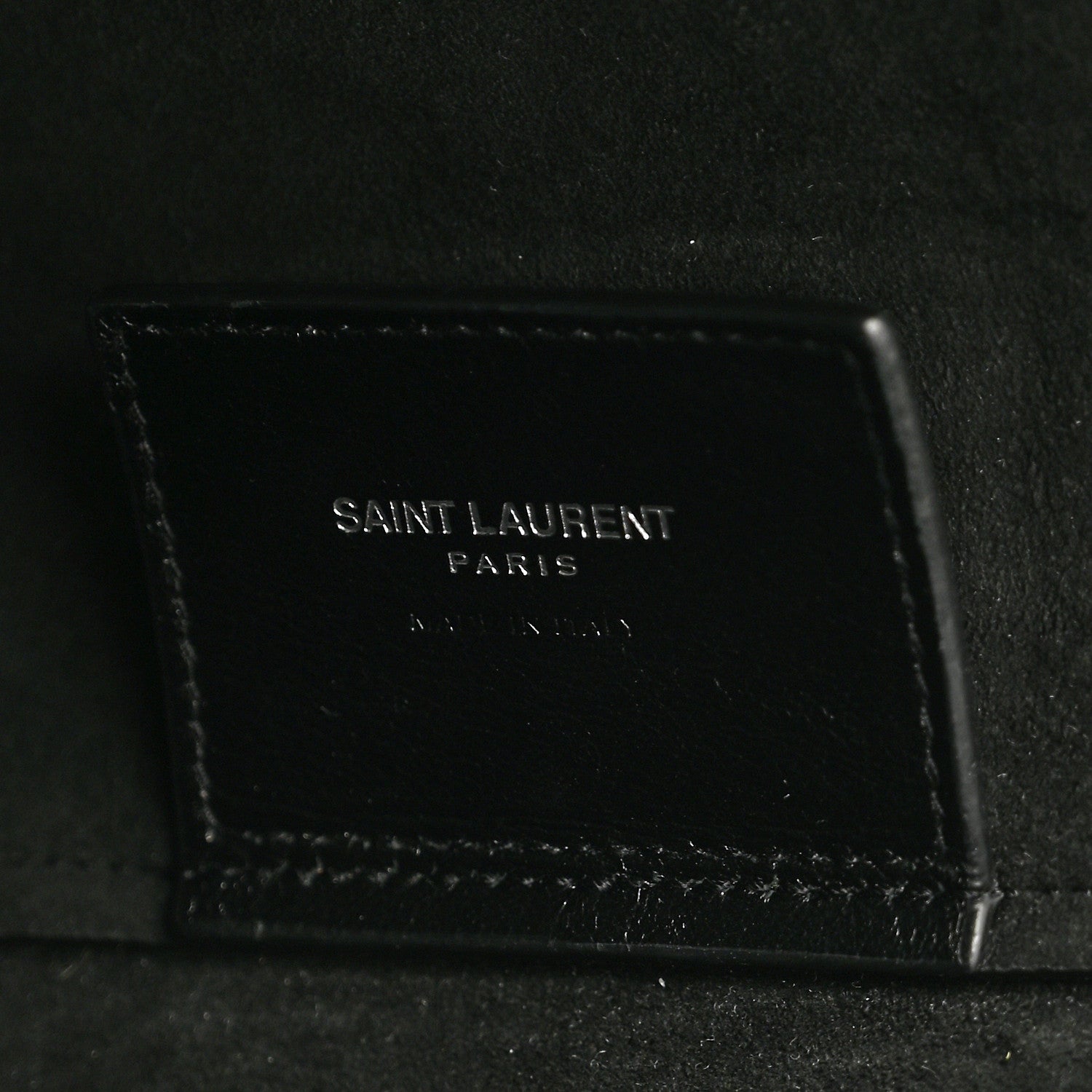 Saint Laurent Patent Calfskin Large Shopping Tote Black 7 of 12