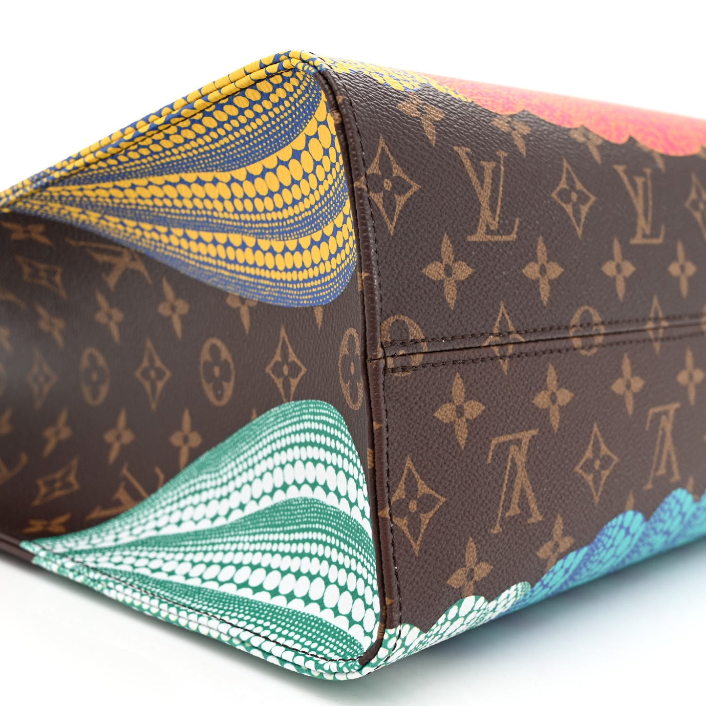 LV X YK Monogram Pumpkin Onthego MM Multicolor