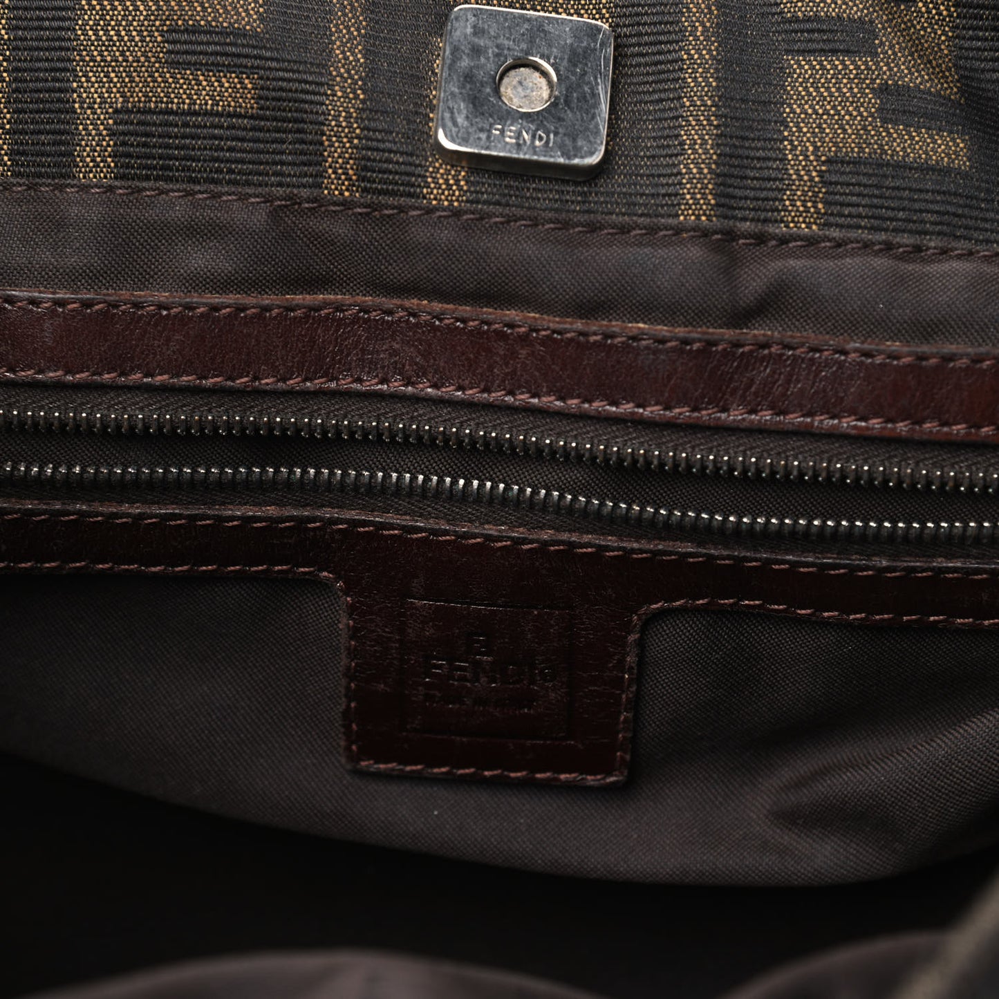 Zucca Top Handle Tote Tobacco