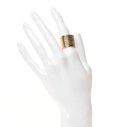Louis Vuitton My Epi Ring 8.75 Gold Silver 2 of 5