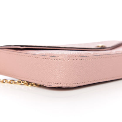 Louis Vuitton Empreinte Pochette Felicie Chain Wallet Rose Poudre 7 of 11