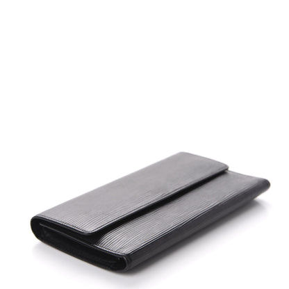 Louis Vuitton Epi Porte Tresor International Wallet Black 4 of 7
