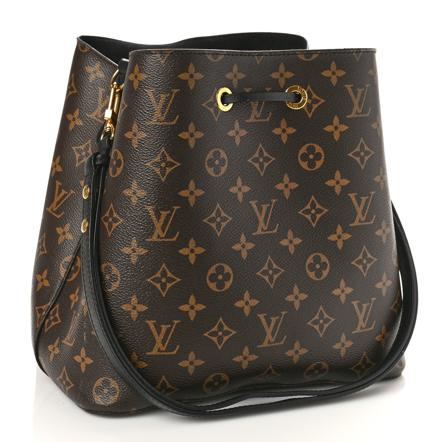 Louis Vuitton Monogram Neonoe MM Black 3 of 9