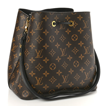 Louis Vuitton Monogram Neonoe MM Black 3 of 9