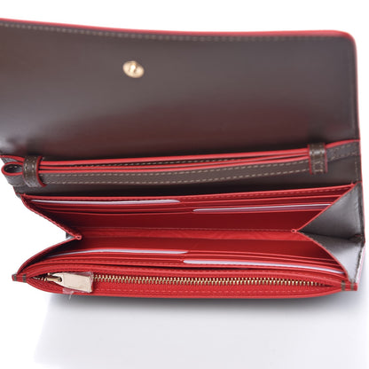 Christian Louboutin Calfskin Macaron Spiked Flap Wallet Cafe 5 of 9