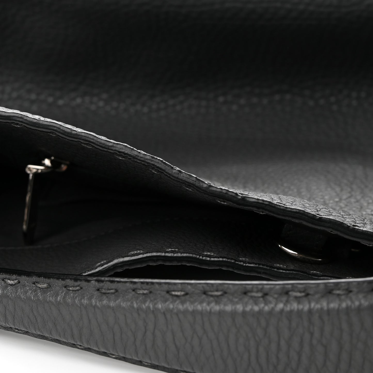 Cuoio Romano Selleria Large Anna Bucket Bag Asfalto