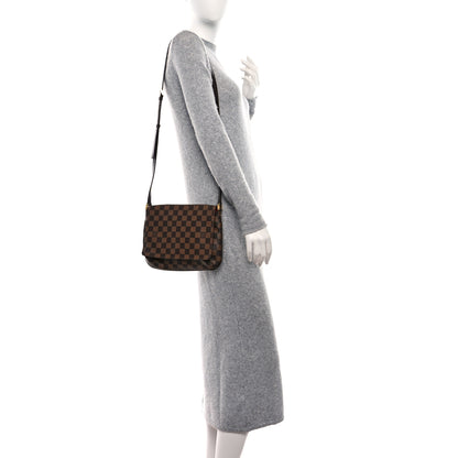 Louis Vuitton Damier Ebene Musette Tango Long Strap 2 of 11
