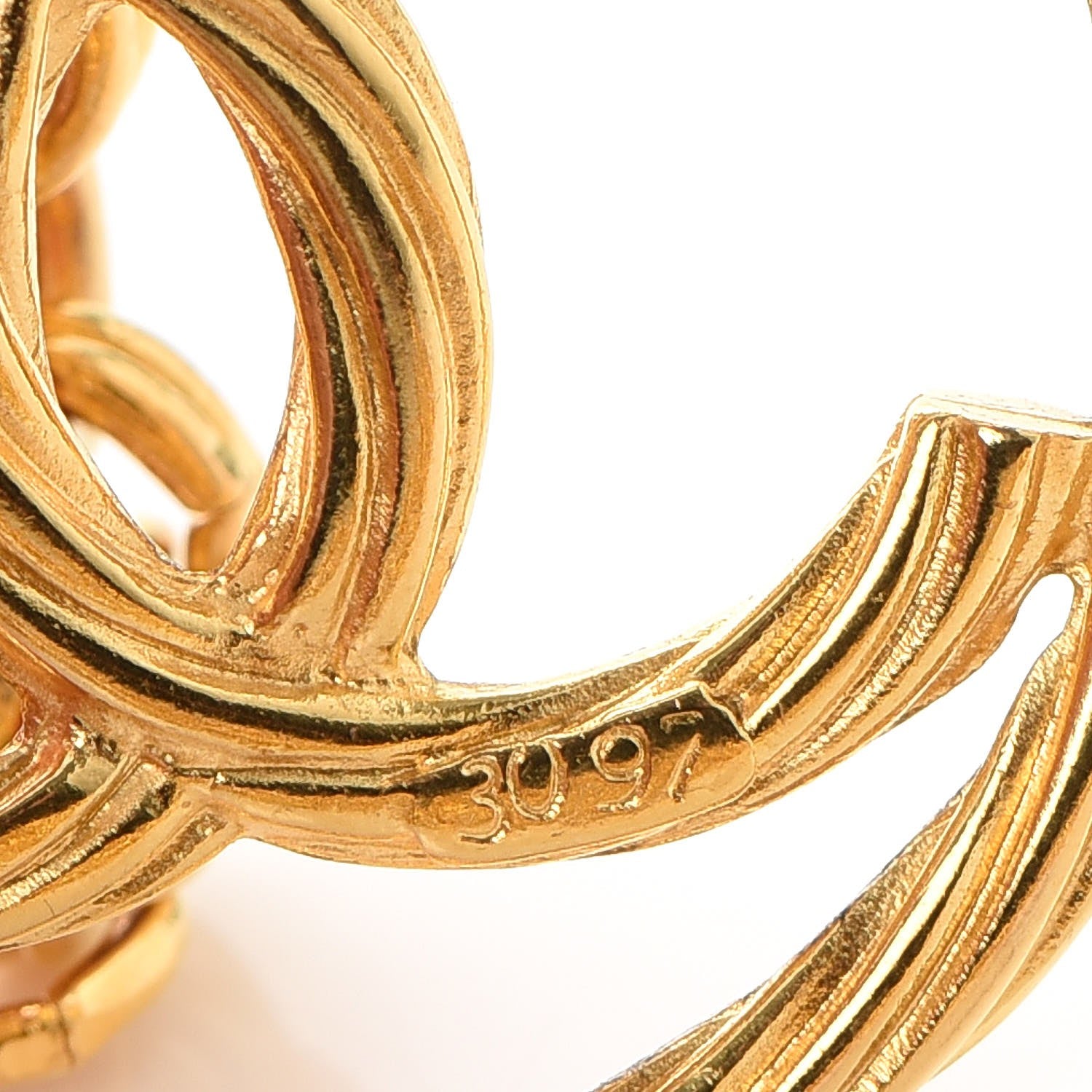 Chanel Chain CC Long Necklace Gold 8 of 8